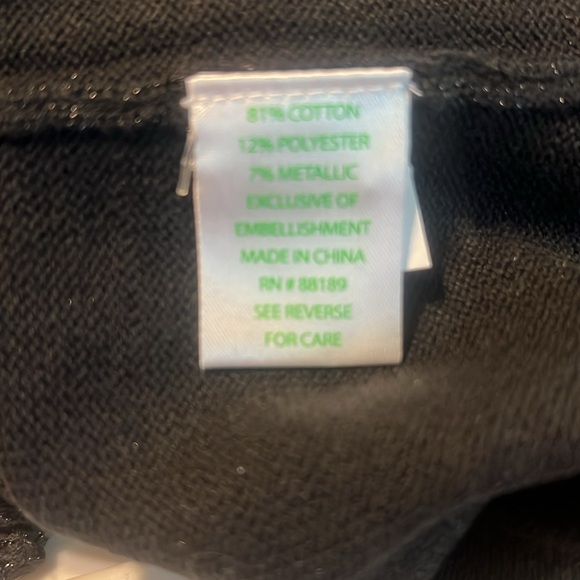 NWT LILLY PULITZER STUNNING KATHLEEN EMBELLISHED SWEATER METALLIC & RHINESTONES - Picture 6 of 6